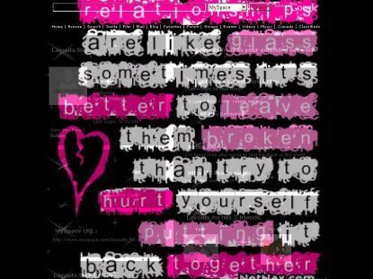 quotes, breaking up quotes